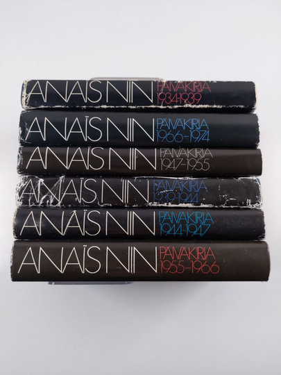 Anais Nin : Päiväkirja 1934-1971 (6 kirjaa)
