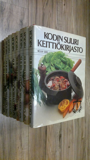Kodin Suuri Keittiökirjasto 1-8