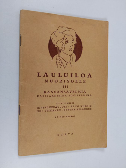 Lauluiloa nuorisolle 3 : Kansansävelmiä kaksiäänisinä sovitelmina