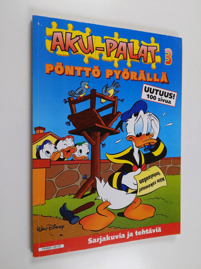 Walt Disney : Aku-palat 3 : 'Pönttö pyörällä : sarjakuvia ja tehtäviä
