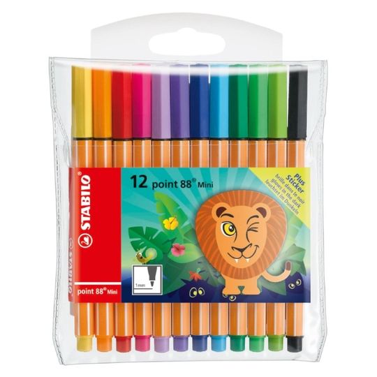 Stabilo Point 88 Mini Fineliner 12 kpl