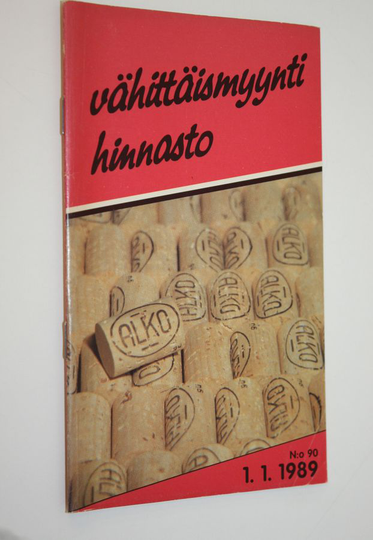 Alkon vähittäismyyntihinnasto n:o 90 : 1.1.1989