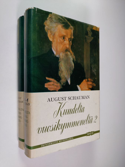 August Schauman : Kuudelta vuosikymmeneltä 1-2 : muistoja elämän varrelta