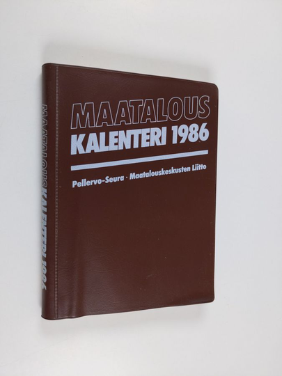 maatalous kalenteri 1986