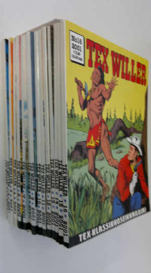 Tex Willer vuosikerta 2001 (1-4,6-16, nro 5 puuttuu)