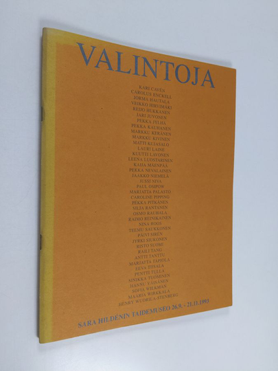 Valintoja : uutta suomalaista taidetta : Jenny ja Antti Wihurin rahaston taidekokoelma Rovaniemen taidemuseosta