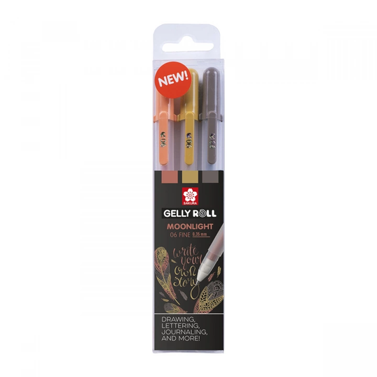 Sakura Unique Collection 3-pack Gelly Rolls Moonlight Nature