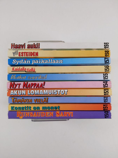 Aku Ankka taskukirjat setti (10 kirjaa) Osat : 150-159