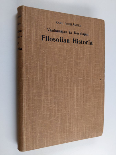 Karl Vorländer : Vanhan ajan ja keskiajan filosofian historia