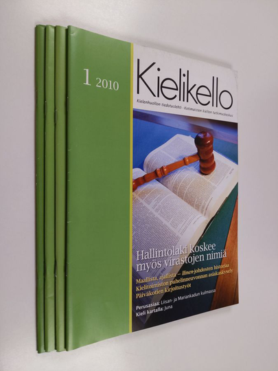 Kielikello : kielenhuollon tiedotuslehti 1-4/2010