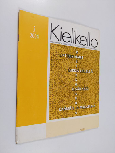 Kielikello 2/2004 : kielenhuollon tiedotuslehti