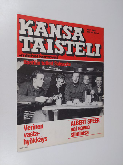 Kansa taisteli - Miehet kertovat 1/1983 : kuvauksia sotiemme tapahtumista