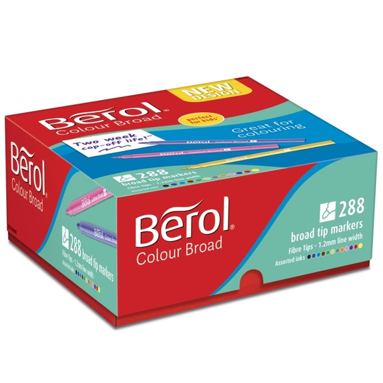 Berol Colour Broad Tip 288 kpl