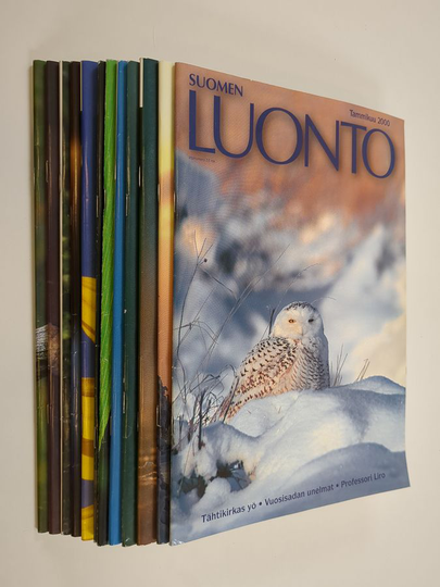 Suomen luonto vuosikerta 2000 (12 numeroa)