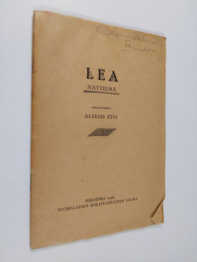 Aleksis Kivi : Lea : näytelmä