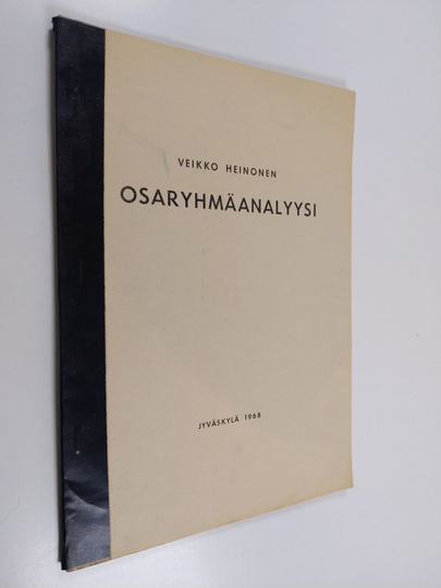 Veikko Heinonen : Osaryhmäanalyysi