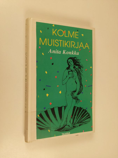 Anita Konkka : Kolme muistikirjaa : kertomus päättyneestä rakkaudesta