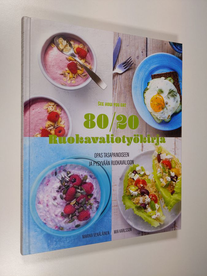 Mia Karlsson : 80/20 ruokavaliotyökirja : opas tasapainoiseen ja pysyvään ruokavalioon - Kahdeksankymmentä kaksikymmentä