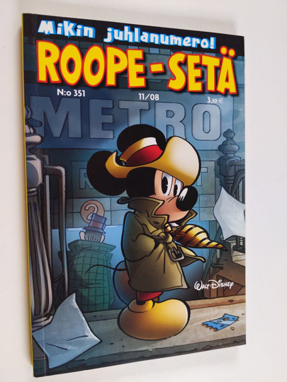 Walt Disney : Roope-setä 11/08 : Mikin juhlanumero