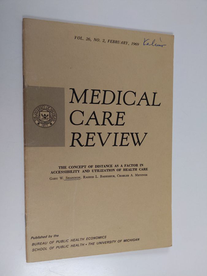 Medical care review : Vol- 26, No 2, February 1969
