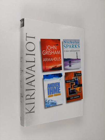 Kirjavaliot - Grisham, John : Armahdus / Sparks, Nicholas : Usko rakkauteen / Parrado, Nando : Andien ihme / Connors, Rose : Melkein täydellinen ...
