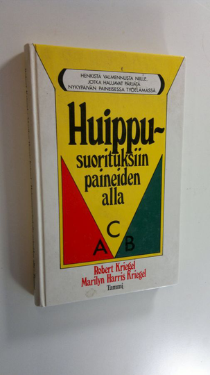 Robert Kriegel : Huippusuorituksiin paineiden alla