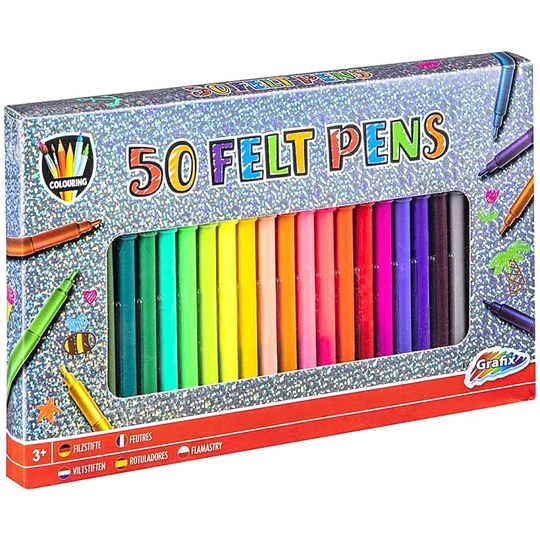 Grafix Felt Pens 50-set