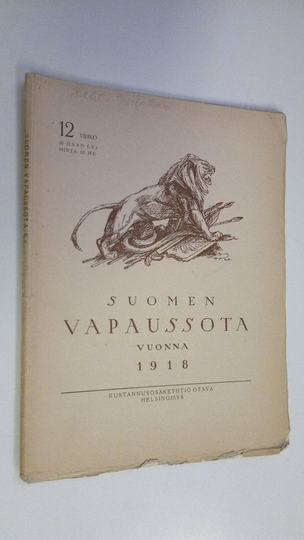 Suomen vapaussota vuonna 1918 12. vihko