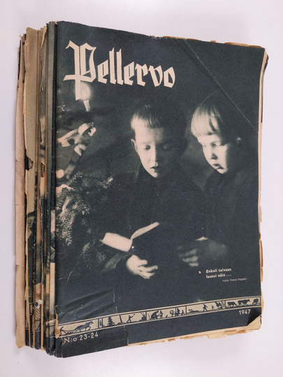 Pellervo vuosikerta 1947 (16 lehteä, puuttuu nro 5)