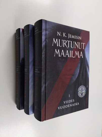 N. K. Jemisin : Murtunut maailma 1-3 ; Viides vuodenaika ; Obeliskiportti ; Kivinen taivas