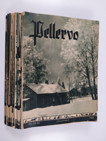 Pellervo vuosikerta 1946 (17 lehteä, puuttuu nro 7-8)