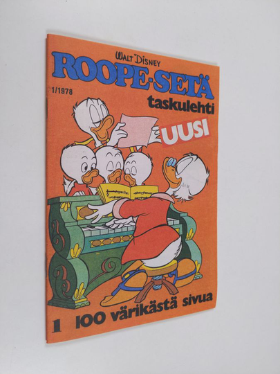 Walt Disney : Poope-Setä taskulehti 1/1978 (näköispainos)