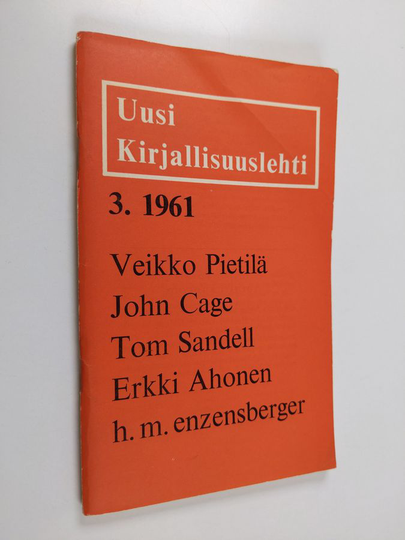 Uusi kirjallisuuslehti 3/1961