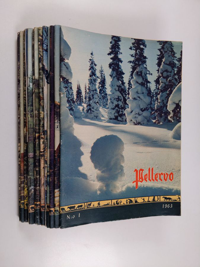 Pellervo vuosikerta 1963 n:ot 1-20 (15 lehteä, puuttuu nro 8-9)