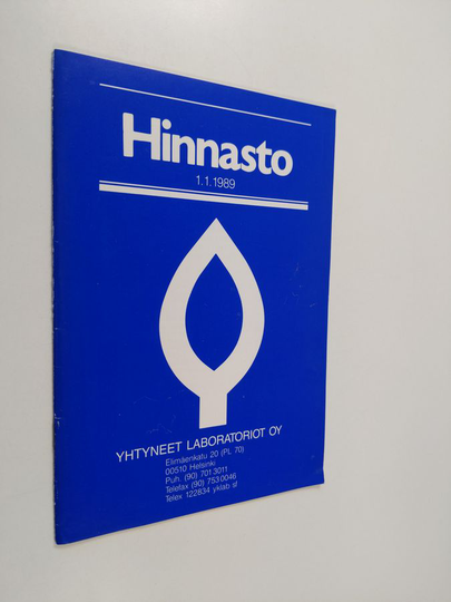 Hinnasto 1.1.1989