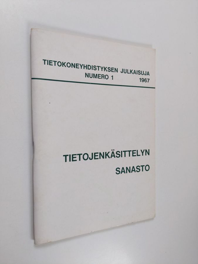 Ilmari Pietarinen : Tietojenkäsittelyn sanasto