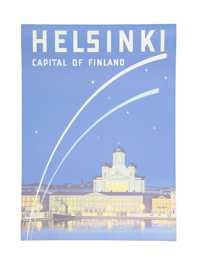 Helsinki – capital of finland -juliste 70 x 50 cm
