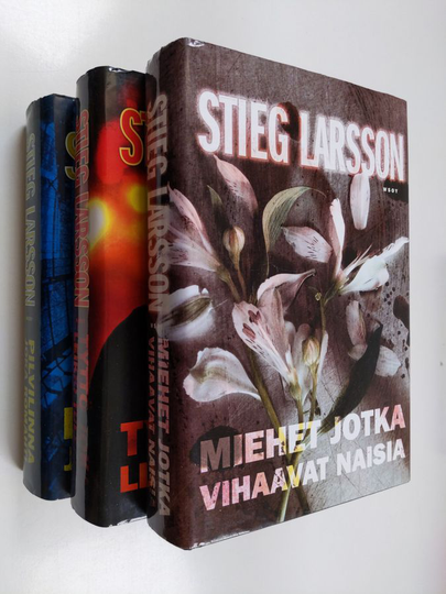 Stieg Larsson : Millenium-trilogia 1-3 : Miehet jotka vihaavat naisia ; Tyttö joka leikki tulella ; Pilvilinna joka romahti