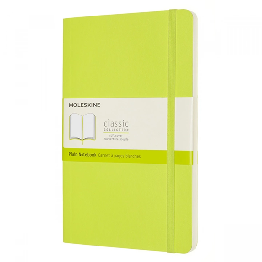 Moleskine Classic Hardcover XL Lemon Green Plain