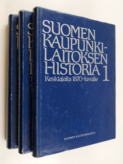 Päiviö Tommila : Suomen kaupunkilaitoksen historia 1-3