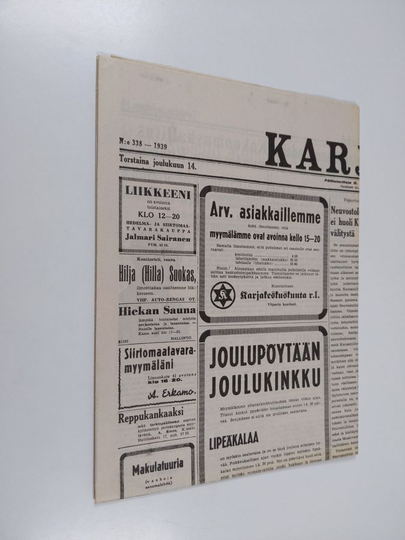 Karjala nro 338/1939 (14.12.)