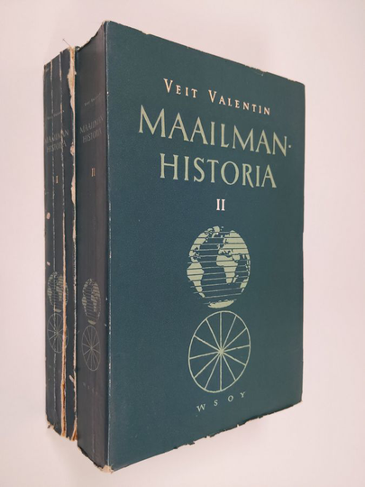 Veit Valentin : Maailmanhistoria 1-2 : Esihistoriasta Aurinkokuninkaaseen ; Valistuksesta nykyaikaan