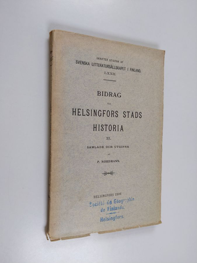 Bidrag till Helsingfors stads historia 2