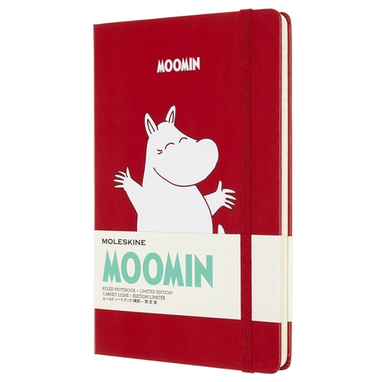 Moleskine Hardcover Large Muumin Punainen Ruled