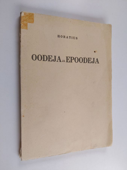 Quintus Horatius Flaccus : Oodeja ja epoodeja