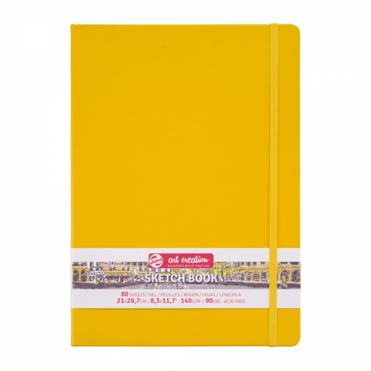 Art Creation Luonnoskirja A4 Golden Yellow