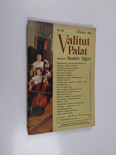 Valitut Palat huhtikuu 1958