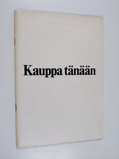 Kauppa tänään
