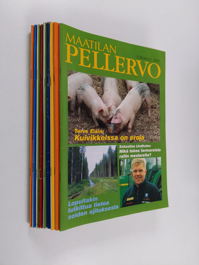 Maatilan Pellervo vuosikerta 2002 (puuttuu heinäkuu, marraskuu ja joulukuu)