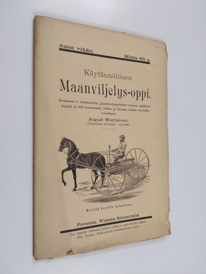 Johan Arrhenius : Käytännöllinen maanviljelys-oppi 2 vihko